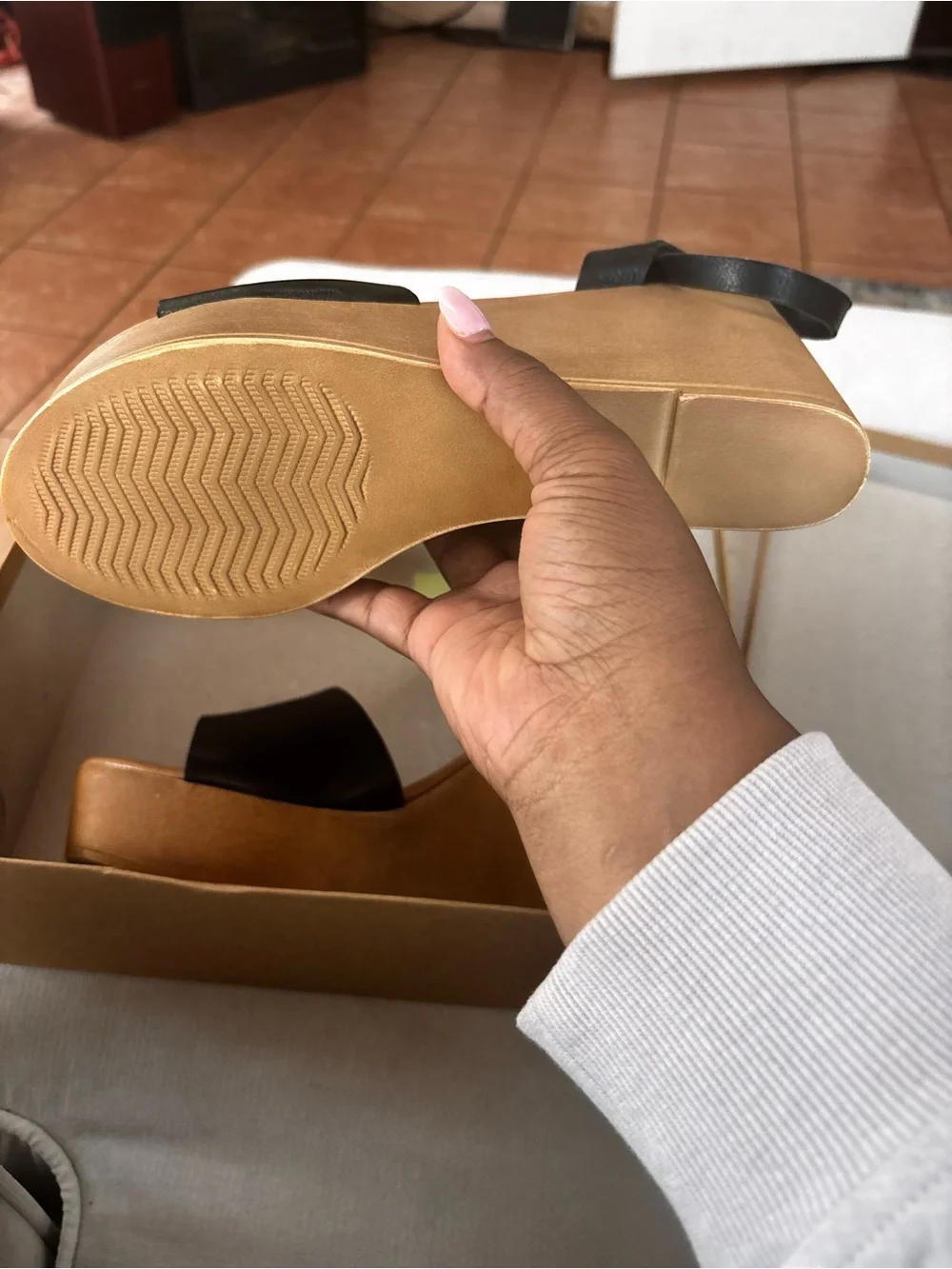 Steve Madden chunky tan